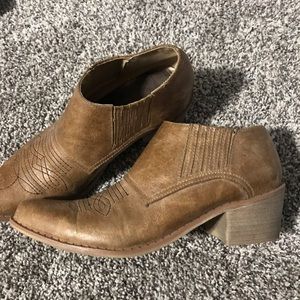 Tan boots